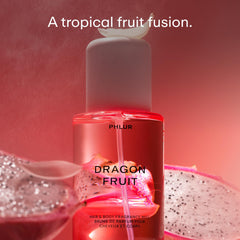 PHLUR Dragon Fruit Body Mist - Hair & Body Mist for Women & Men Fragrance - Dragon Fruit, Peony, Sandalwood & Vanilla Body Spray (8 Fl Oz)