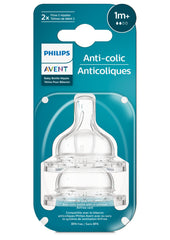 AVENT Philips Anti-Colic Baby Bottle Flow 2 , 2pk, SCY762/02