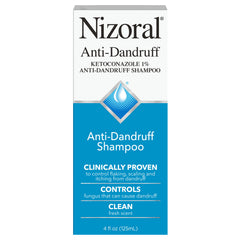 Nizoral A-D Anti-Dandruff Shampoo with Ketoconazole 1%, Dry Itchy Scalp Shampoo, 4fl. oz
