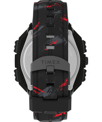 Timex UFC Men's Shockxl 50mm Watch - Black Strap Digital Dial Black Case - Black/Digital/Black
