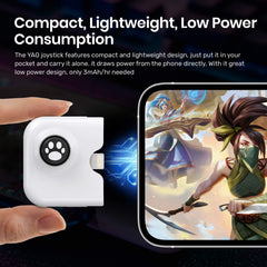 IFYOO Yao L1 PRO Mobile Game Controller Joystick for iPhone (iOS 13.4 or Later, For iOS Mobile Games), Gaming Gamepad Compatible with PUBGG Mobile, Call of Duty Mobile(CODM), Wild Rift, Genshin Impact