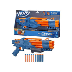 Nerf Elite 2.0 Ranger PD-5 Blaster, 5-Barrel Blasting, 10 Nerf Elite Darts, Easy To Use, Dart Storage, Pump Action, Customizing Capabilities