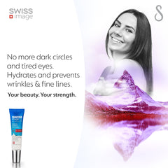 Swiss Image Anti Age Eye Cream 15 ml, Under Eye Cream for Dark Circles, Fine Lines & Puffiness| Anti-wrinkle Eye Cream| Collagen Boosting Eye Cream| Ophthalmologically Tested