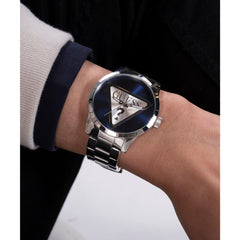 Guess Men's Watch Badge GW0782G3 Stainless Steel, silver, Bracelet