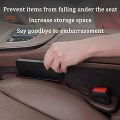 Car Seat Gap Filler Organizer, 2024 Car Gap Filler Organizer, Car Side Seat Gap Filler, Vehicle-Mounted Gap Leak-Proof Filling Strip, Universal Car Seat Gap Filler for Car SUV Truck (Black, 1 Pair)