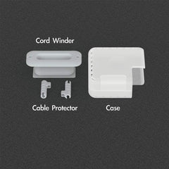 Cord Organizer Compatible with Macbook Charger, Protective Case for Magsafe USB-C Power Adapter Mac Charging Cable Management Cord Winder for Travel Laptop Mac Accessories (140W)