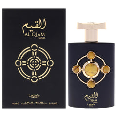 Lattafa Pride Al Qiam Gold Eau de Parfum Spray for Unisex - 3.4 Ounce