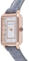 Anne Klein Women's Glitter Accented Croco-Grain Strap Watch, AK/3820