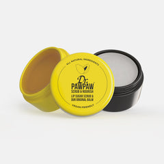 DR. PAWPAW Scrub & Nourish - Lip Scrub, Balm, Mask, Sugar Repair, Restoration, Smooth Lips, Chapped Natural Beauty, Vegan Beauty