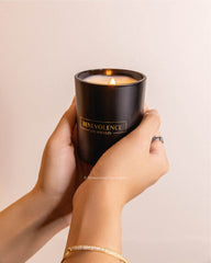 Benevolence LA Oud Wood Scented Candle for Men & Women | 6 oz Scented Candles for Home Scented | Natural Soy Candles Gifts for Women | 35 Hour Burn Aromatherapy Candle | Summer Candles
