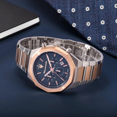 Maserati Stile 45 mm Chronograph Men's Watch, Gold, 8033288908005 - Silver