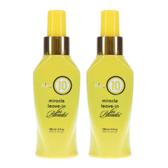 It's a 10 by It's a 10 MIRACLE Leave-in Product for Blondes 118.29 ml (Pack of 2)