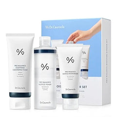 Dr.Ceuracle Pro Balance Moisture Barrier Set Moisturizing pH Balanced Korean Skincare Gift Set included Cleansing Foam, Toner, Cream