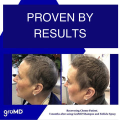 GroMD Doctor-Developed Hair Growth Stimulating Shampoo & Conditioner, 10 oz, DHT Blocking Patented Ingredients, Capixyl, Hairgenyl, Argan Oil, Biotin, Daily Use for Men & Women