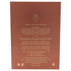 C Woody Leather by Clive Christian for Men - Eau de Parfum, 50ml