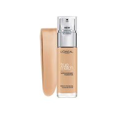 L'Oréal Paris Make-up, Liquid Foundation with Hyaluronic and Aloe Vera, Perfect Match Make-Up, No. 3.N Creamy Beige, 30 ml
