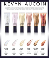 Kevyn Aucoin Glass Glow Face Highlighter - Crystal Clear for Women 1 oz Highlighter
