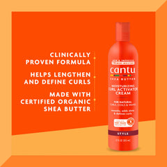 Cantu Shea Butter for Natural Hair Moisturizing Curl Activator Cream, 12 Ounce