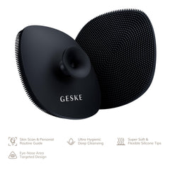 Geske Facial Brush 4 In 1 Black