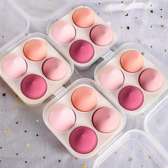 ECVV Beauty Blender Complexion Sponge β pack of 4 Beauty Sponge Foundation Blending Sponge Ideal for women Makeup Highlighters, Powder, Cream or Liquid Application