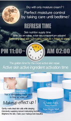 CARE:NEL Korean Beauty Aqua Night Mask - Facial Self Skin Care Products Water Sleeping Masks 15ml/0.5 fl.oz (3 set) Gifts for Women - Acne Wrinkle remover - moisturizing hydrating Effect