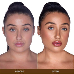 Rachel Couture Lightweight Liquid Foundation with Buildable Coverage & Matte Finish | Vegan & Cruelty-Free | Skin-Nourishing Arnica Extract Infusion - 1.18 Fl Oz - Beige