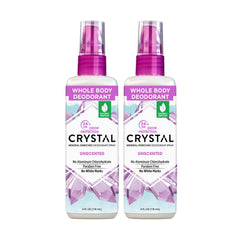 Crystal Essence Body Deodorant Spray-4 fl oz, 2 pack