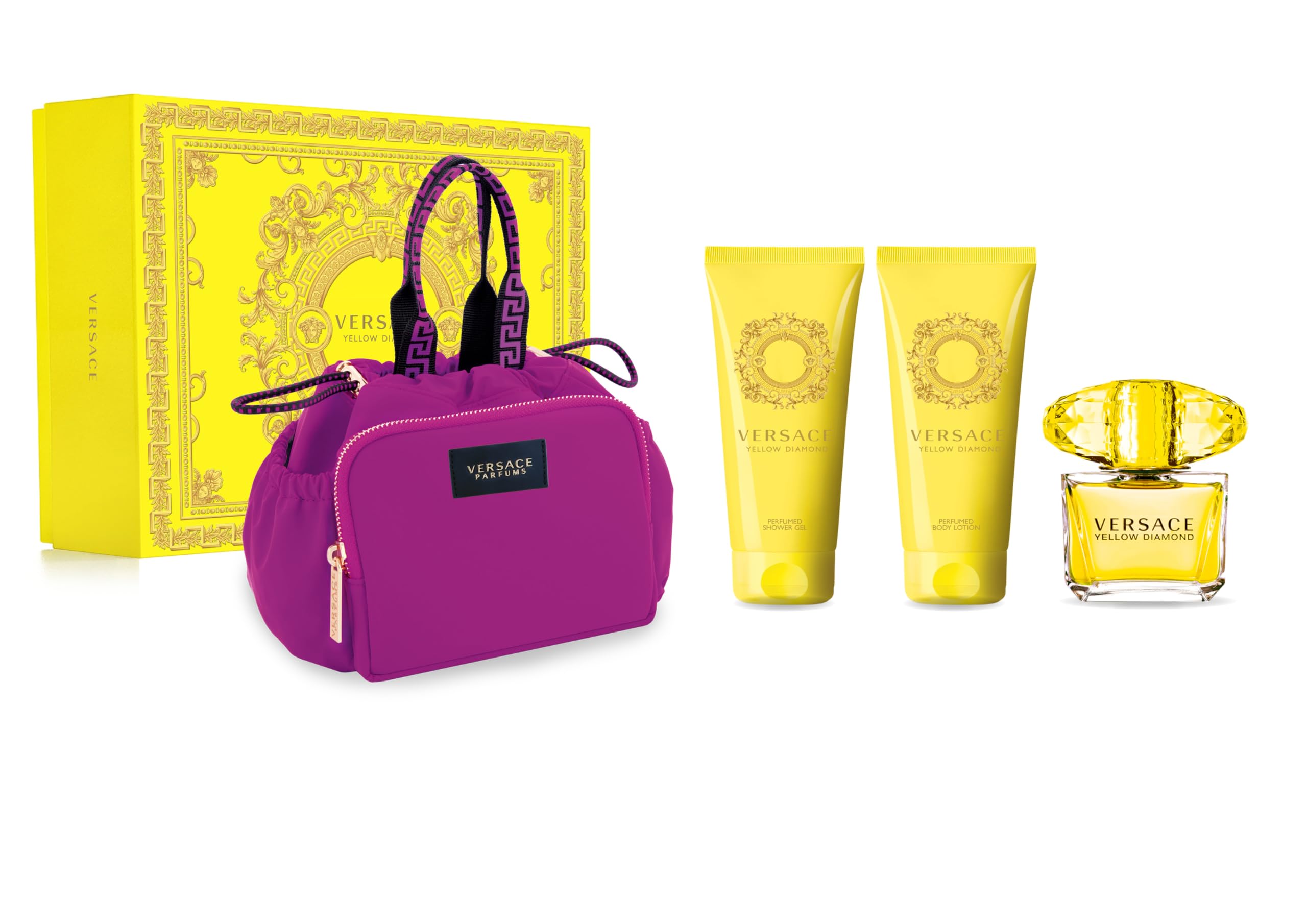 Versace YELLOW DIAMOND PIECE GIFT SET OZ EAU DE TOILETTE
