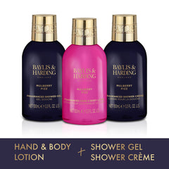 Baylis & Harding Limited Edition Mulberry Fizz Luxury Bathing Mini Treats Gift Set - Vegan Friendly