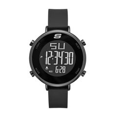 Skechers Magnolia Digital Silicone Watch for Women - Black