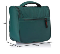 Gear Sauve 6L Small Waterproof Makeup Kit/Toilet Kit/Toiletry Bag/Travel Pouch with Wall Hanging Loop (Bottle Green)