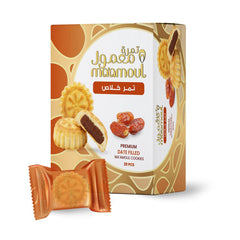 Tamrah Maamoul Date Cookies| Premium Middle Eastern Treat | Soft, Filled with Delicious Dates | Perfect for Snacking & Gifting - 22g, Pack of 20