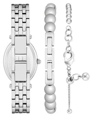 Anne Klein Women Analog Mixed Metal Silvertone Watch