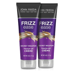 John Frieda Frizz Ease Secret Weapon Touch-Up Crème, Smoothing Cream for Flyaways, Frizz-Free & Split Ends, Infused with Avocado Oil to Seal in Moisture and Eliminate Flyaways, 4 Oz, Pack of 2