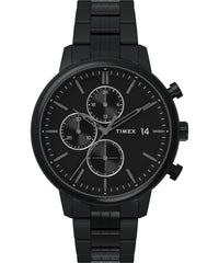 Timex 45 mm Chicago Watch - Black/Black/Black/Chrono