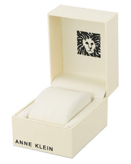 Anne Klein Women's Quartz Watch with Analog Display and Stainless Steel Bracelet AK3898WTST White