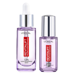 L’Oréal Paris - Routine Hyaluronic Acid Face Serum & Eye Serum Revitalift Filler - For All Skin Types - 2 Products