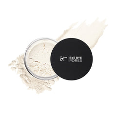 IT Cosmetics Bye Bye Pores β Poreless Finish Loose Setting Powder Makeup β Translucent Blurring Powder for All Skin Tones β Face Powder with Peptides, Silk, Collagen & Antioxidants β 0.23 oz