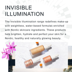 Lumene Invisible Illumination Instant Illuminizer - Lightweight Hydrating Liquid Highlighter - Glowing Skin Makeup Highlighter for a Natural Radiance - Highlight Illuminator, Midnight Sun (15ml)