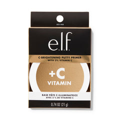 e.l.f. Cosmetics C-Bright Putty Primer, Makeup Primer For Brightening & Evening Out Skin Tone, Grips Makeup, Enriched With Vitamin C, Universal Sheer, 1 g (Pack of 1)