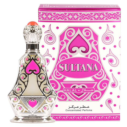 Oud Khaleeji ATTAR SULTANA 20ml Perfume Oil - A Regal Essence of Opulence, Grace, and Captivating Allure