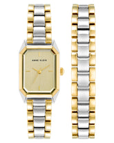 Anne Klein Women's Watch and Bracelet Set