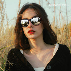 KANASTAL Polarized Sunglasses for Women, Classic Square Mens Sun Glasses, Lightweight Shades for Womens Outdoor 100% UV400 Protection Driving Fishing Golf Outdoor Activities