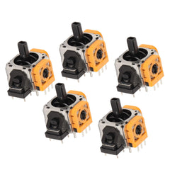 5pcs Analog 3D Joysticks for PS5 Controller, 3D Analog Sensor Wheel Thumb Sticks Joystick Replacement for PS5