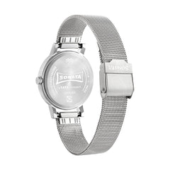 Sonata Pink Dial Analog Watch for Women-NR8174SM02