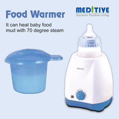 MEDITIVEBaby Bottle Warmer, Bottle Warmer, Baby Defrost Warmer & Rapid Food Heater for Breastmilk, Precise Temperature Control
