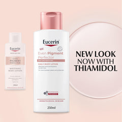 Eucerin Even Pigment Perfector Body Lotion with Licorice Extract and Vitamin E for Even, Radiant, Smooth and Clear Skin, Strengthens and Moisturizes, 250ml