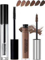 ChicAbode Tinted Eyebrow Gel Brown, Clear Eyebrow Setting Gel, Tinted Eye Brow Mascara, Long Lasting Smudge-Proof Liquid Eye Makeup Kit, Eyebrow Colored Makeup Gift for Girl Women (04# Dark Brown)