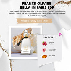 FRANK OLIVIER Bella In Paris Eau De Parfum For Women, 75 ml