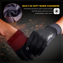 SIMARI Winter Gloves Men Women Touch Screen Glove Cold Weather Warm Gloves Freezer Work Gloves Suit for Running Driving Cycling Working Hiking 102 - Black